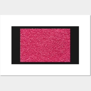 Bright Pink Glitter Texture Posters and Art